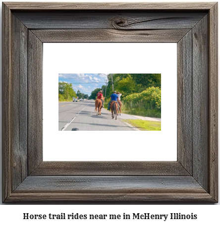 horse trail rides near me in McHenry, Illinois